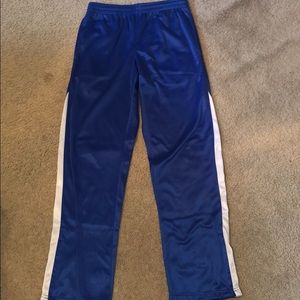 Blue (with white stripe) warm-up pants